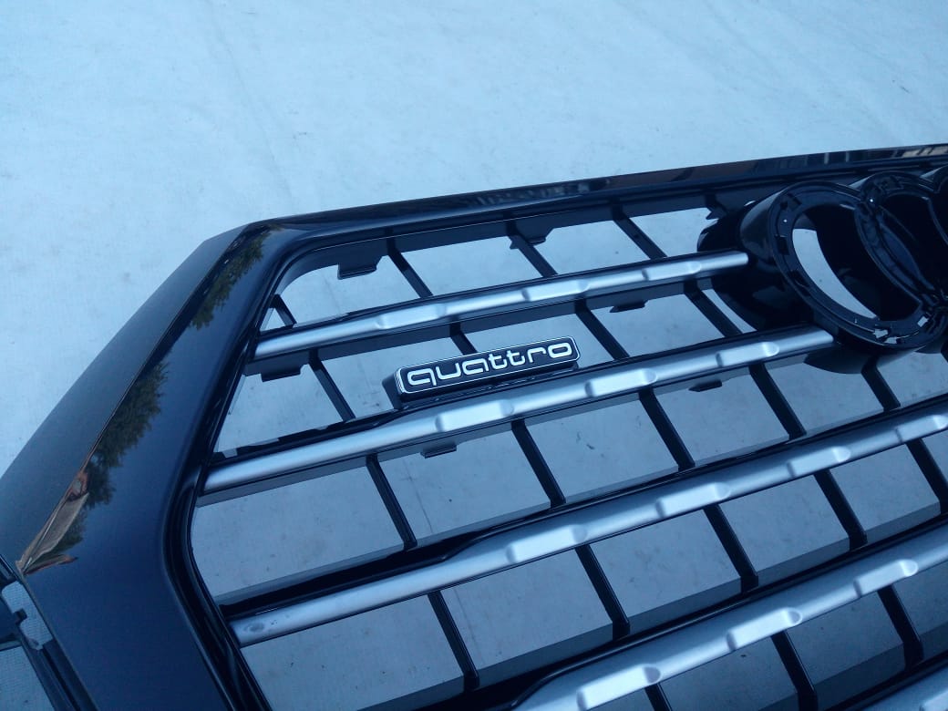 Atrapa grill Audi Q7 4M 2015- styl SQ7 Chrom Quattro